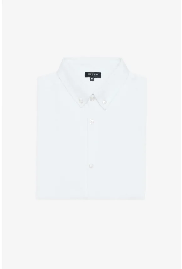 KOSZULA FORMENTO 3012 DŁUGI RĘKAW SLIM FIT BIAŁA