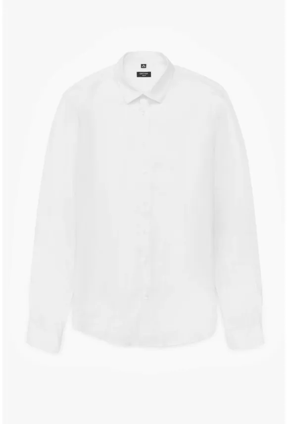 KOSZULA FORMENTO 3014 DŁUGI RĘKAW SLIM FIT BIAŁA