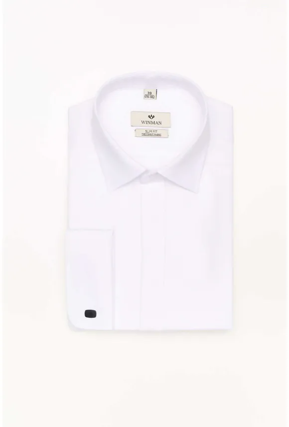 KOSZULA WINCASS 2739 SP SLIM FIT BIAŁA