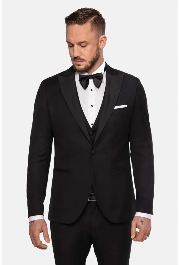 MARYNARKA WINCH CZERŃ SLIM FIT