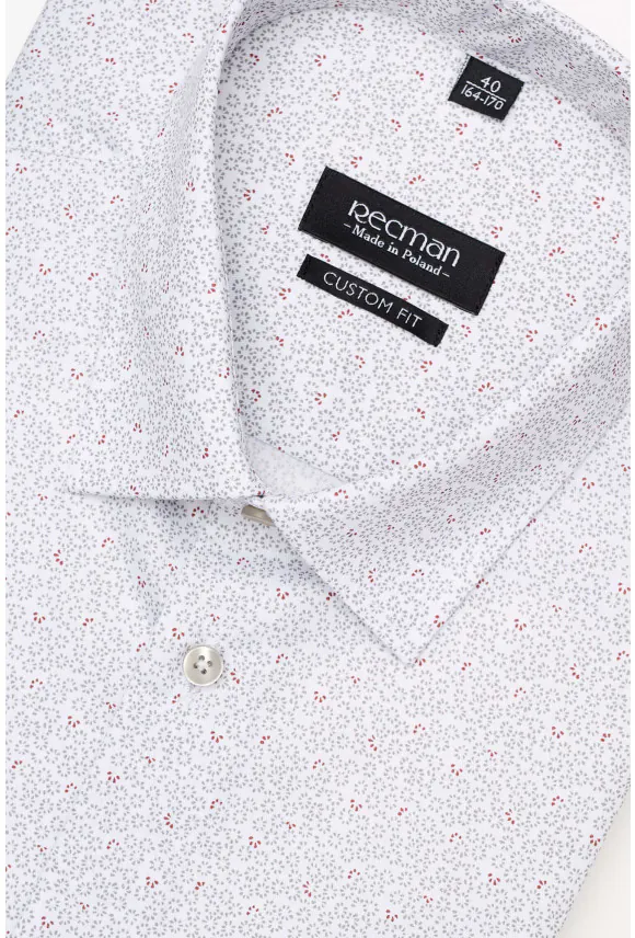 KOSZULA COLINE 3086T DŁUGI RĘKAW CUSTOM FIT BIAŁA