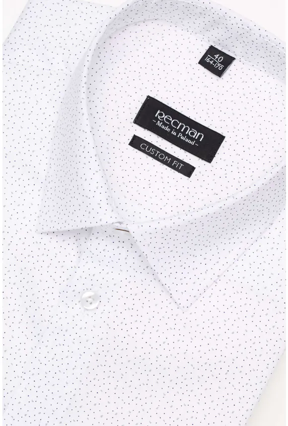 KOSZULA COLINE 3088T DŁUGI RĘKAW CUSTOM FIT BIAŁA