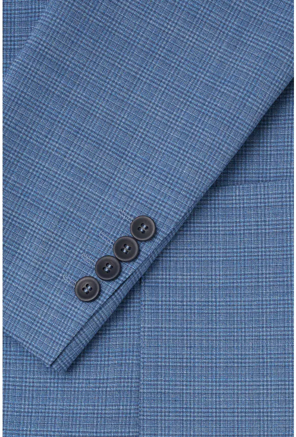 MARYNARKA RICARDI NIEBIESKA SLIM FIT