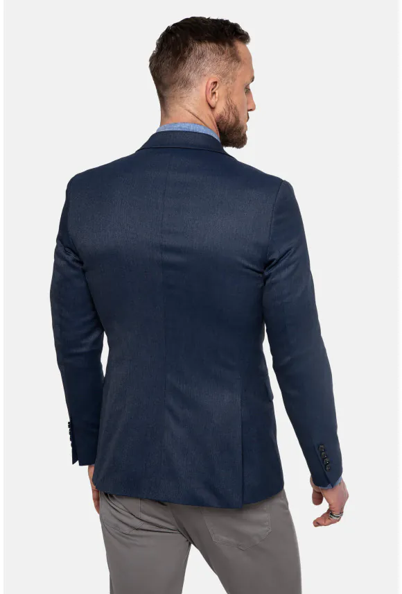 MARYNARKA MULET GRANATOWA REGULAR FIT
