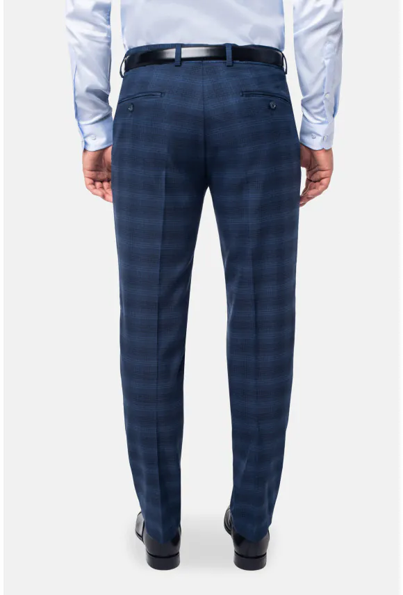 SPODNIE DURAND 316 NIEBIESKIE REGULAR FIT