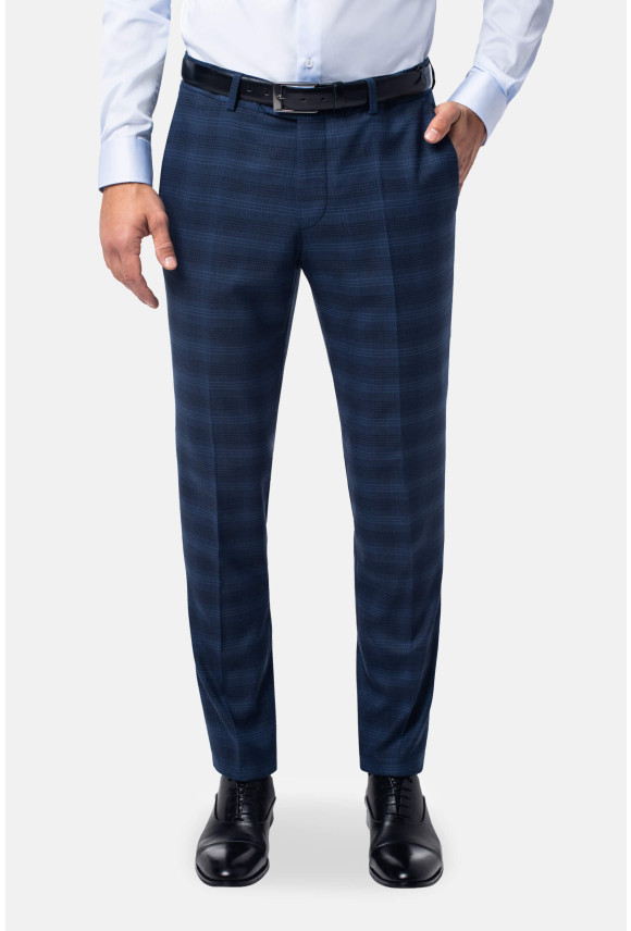 SPODNIE DURAND 316 NIEBIESKIE REGULAR FIT SPODNIE DURAND 316 NIEBIESKIE REGULAR FIT