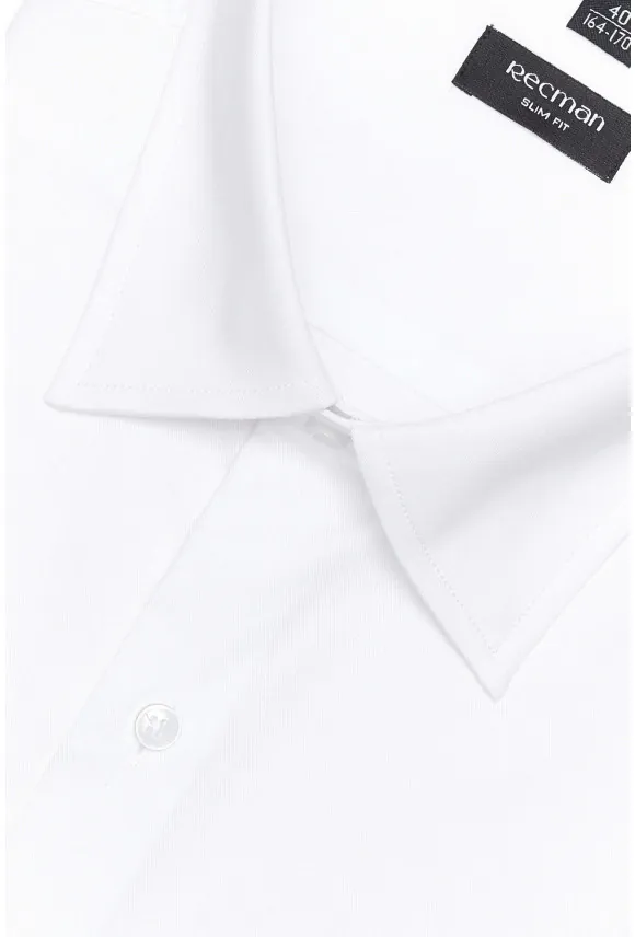 KOSZULA VERSONE 3059M DŁUGI RĘKAW SLIM FIT BIAŁY