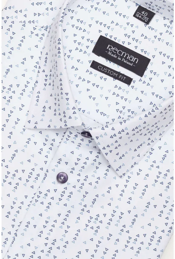 KOSZULA COLINE 3104T DŁUGI RĘKAW CUSTOM FIT BIAŁA