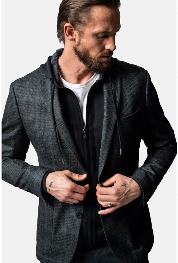MARYNARKA ERWIN ZIELONA SLIM FIT
