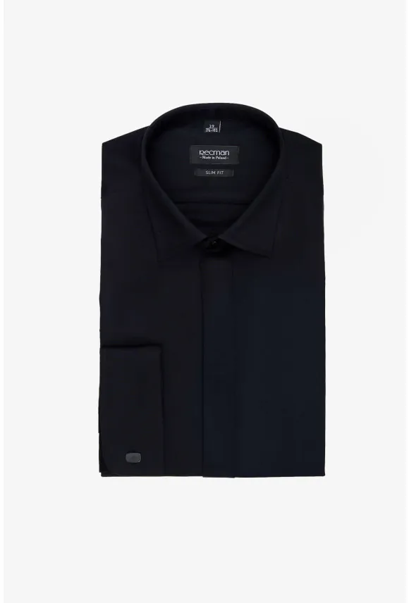 KOSZULA SAVERNE 3092 SP SLIM FIT CZARNA