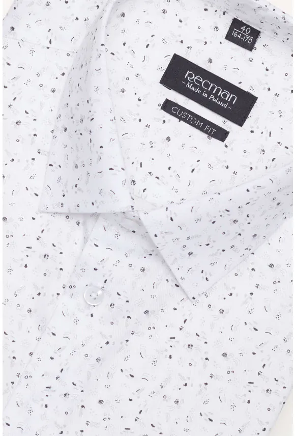 KOSZULA COLINE 3113T DŁUGI RĘKAW CUSTOM FIT BIAŁA