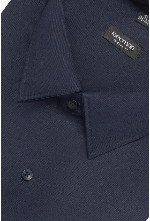 KOSZULA VERSONE 3153M DŁUGI RĘKAW CUSTOM FIT GRANATOWA