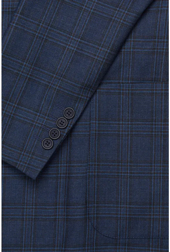 MARYNARKA DAWIN GRANATOWA SLIM FIT