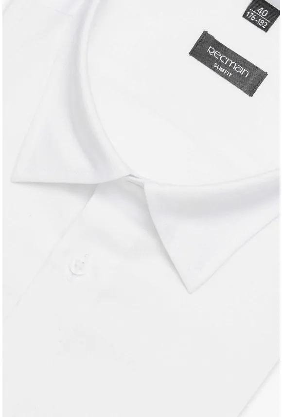KOSZULA FORMENTO 3158D DŁUGI RĘKAW SLIM FIT BIAŁA
