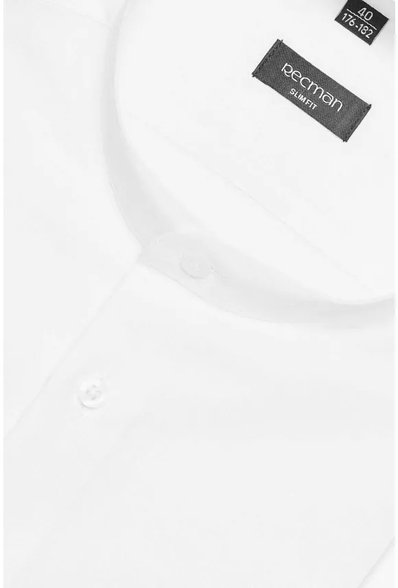 KOSZULA FORMENTO 3159D DŁUGI RĘKAW SLIM FIT BIAŁA