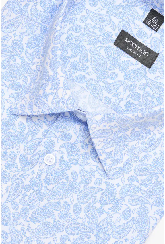 KOSZULA COLINE 3161D DŁUGI RĘKAW CUSTOM FIT BIAŁA