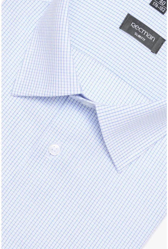 KOSZULA COVIVA 3164D DŁUGI RĘKAW SLIM FIT BIAŁA