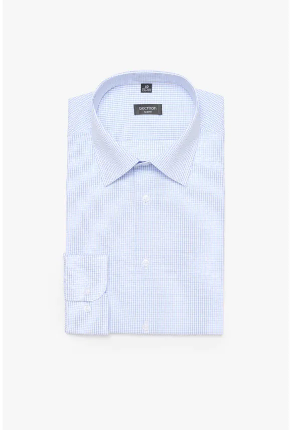 KOSZULA COVIVA 3164D DŁUGI RĘKAW SLIM FIT BIAŁA