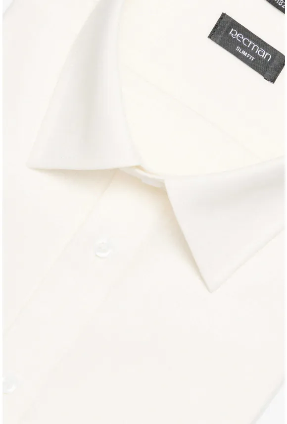 KOSZULA CORSINI 3165D DŁUGI RĘKAW SLIM FIT BIAŁA