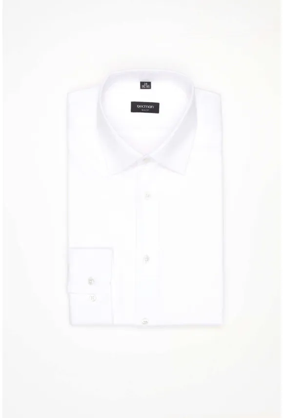 KOSZULA CORSINI 2739T DŁUGI RĘKAW SLIM FIT BIAŁA