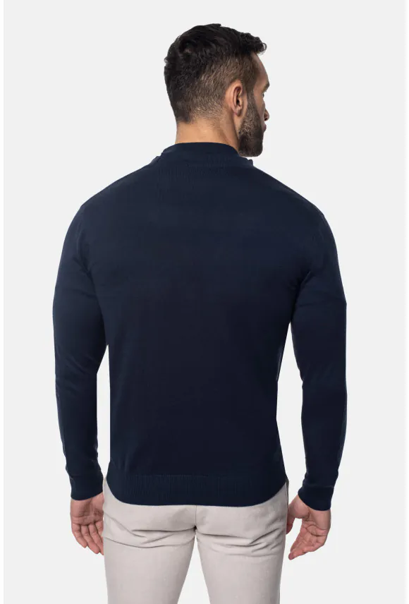 SWETER CALLOT ROZPINANY GRANATOWY
