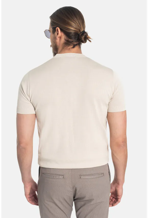 T SHIRT COLES BEŻOWY