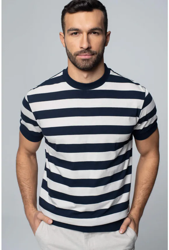 T SHIRT DRAW GRANATOWY
