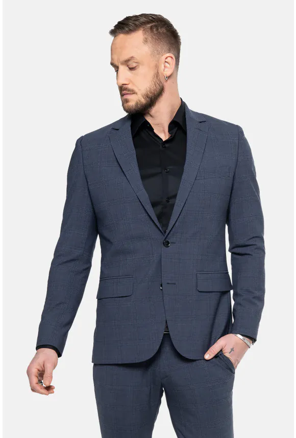 MARYNARKA REWIND GRAFITOWA SLIM FIT