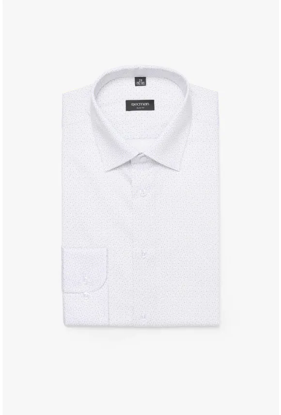KOSZULA COLINE 3175T DŁUGI RĘKAW SLIM FIT BIAŁA