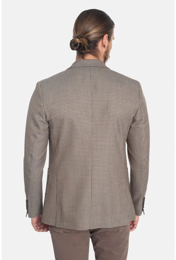 MARYNARKA BOWIN BRĄZOWA SLIM FIT