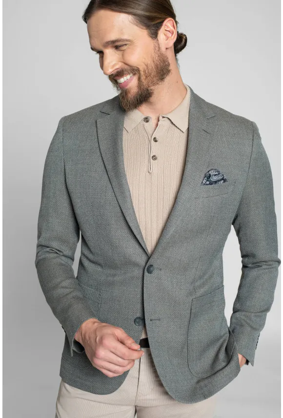 MARYNARKA LOMAS BRĄZOWA SLIM FIT