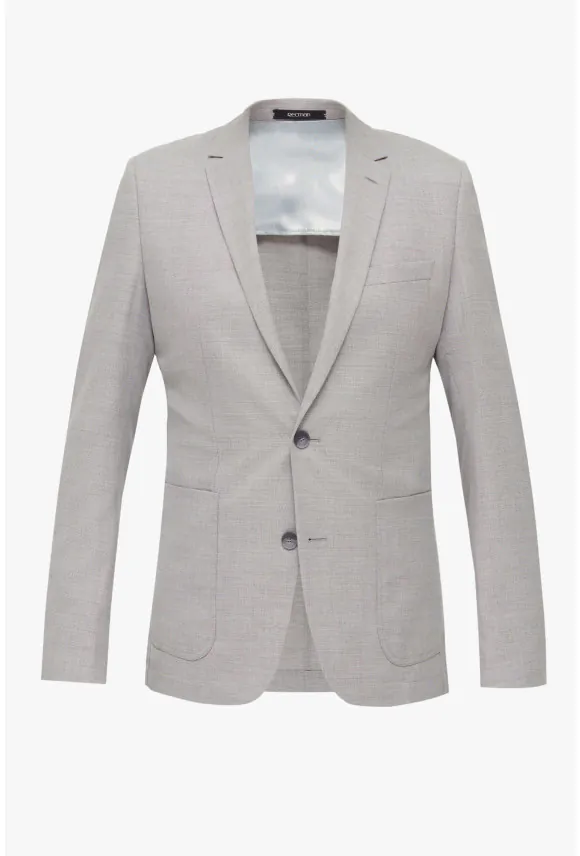 MARYNARKA ROTELLO SZARA SLIM FIT