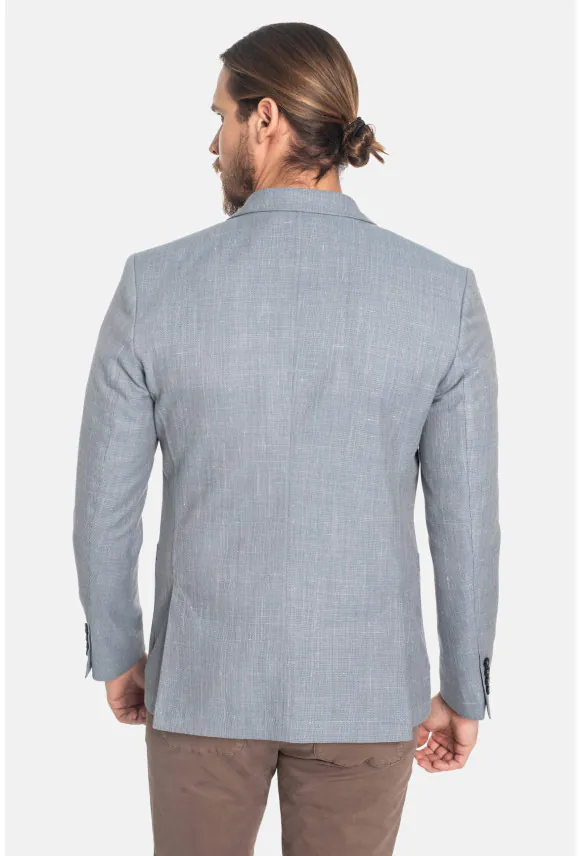 MARYNARKA SANZA NIEBIESKA SLIM FIT