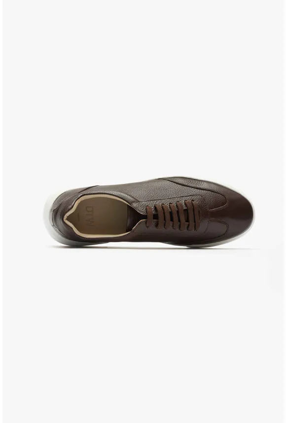 OBUWIE SNEAKERSY M1510 BRĄZOWE ZE SKÓRY NATURALNEJ