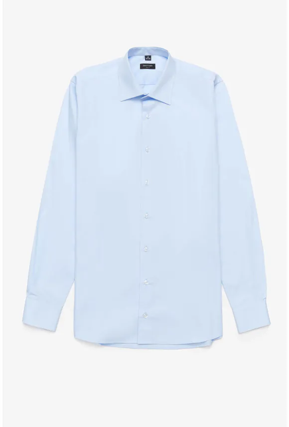 KOSZULA VERSONE 3180E DŁUGI RĘKAW SLIM FIT BŁĘKITNA