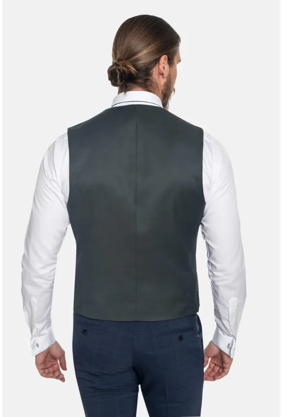 KAMIZELKA SELLA SLIM FIT ZIELEŃ