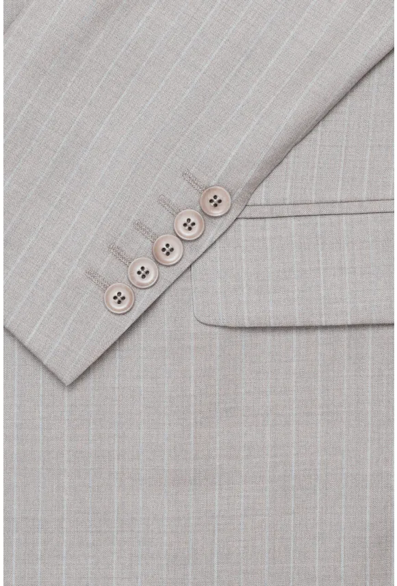 MARYNARKA BENWIN BEŻOWA SLIM FIT