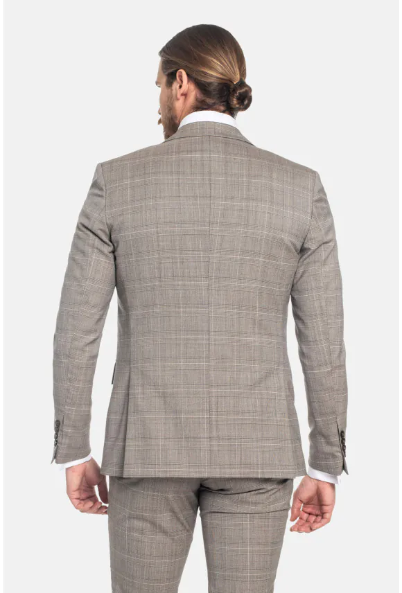 MARYNARKA DOWIN BRĄZOWA SLIM FIT
