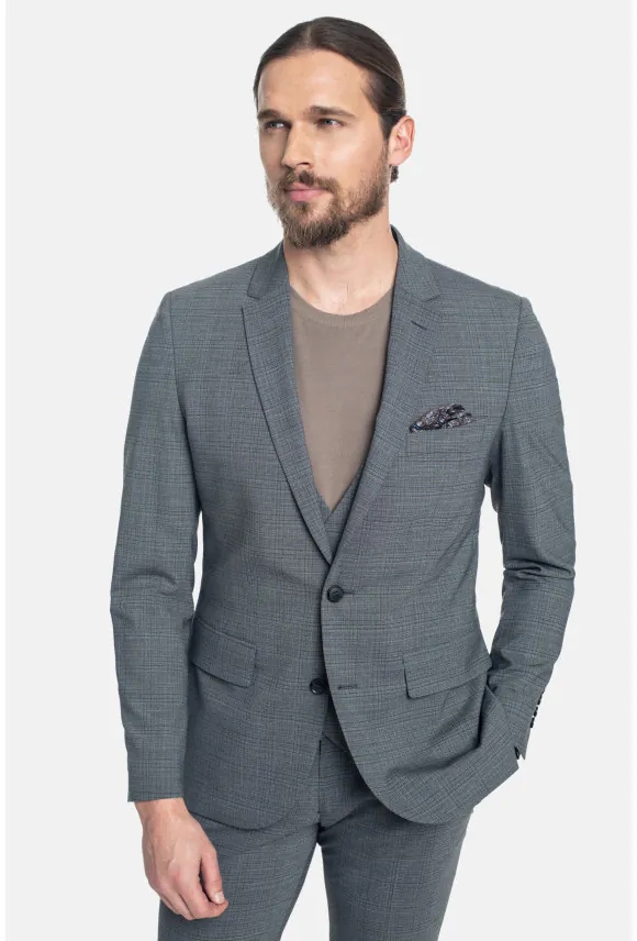 MARYNARKA MERIA GRAFITOWA SLIM FIT