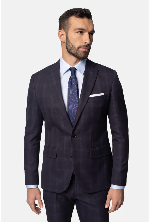 MARYNARKA HAMBRO FIOLET SLIM FIT
