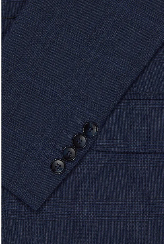 MARYNARKA NONZA GRANATOWA SUPER SLIM FIT