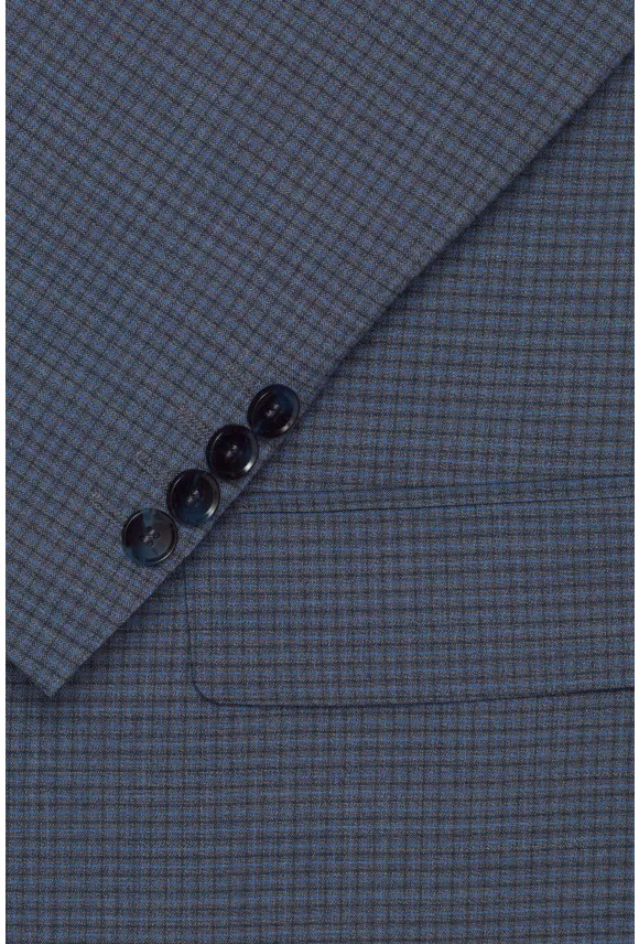 MARYNARKA GRADA NIEBIESKA SLIM FIT