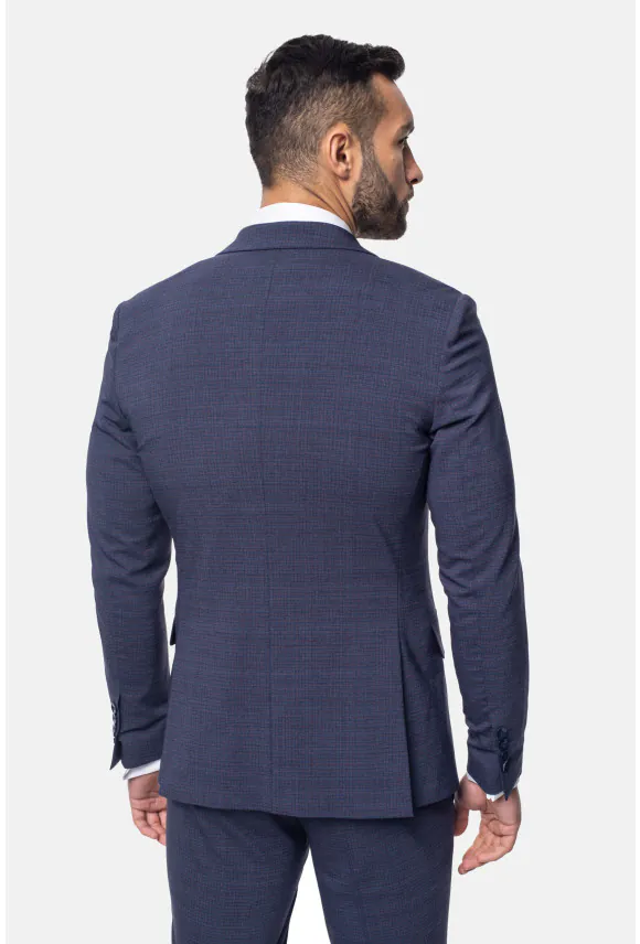 MARYNARKA GRADA GRANATOWA REGULAR FIT