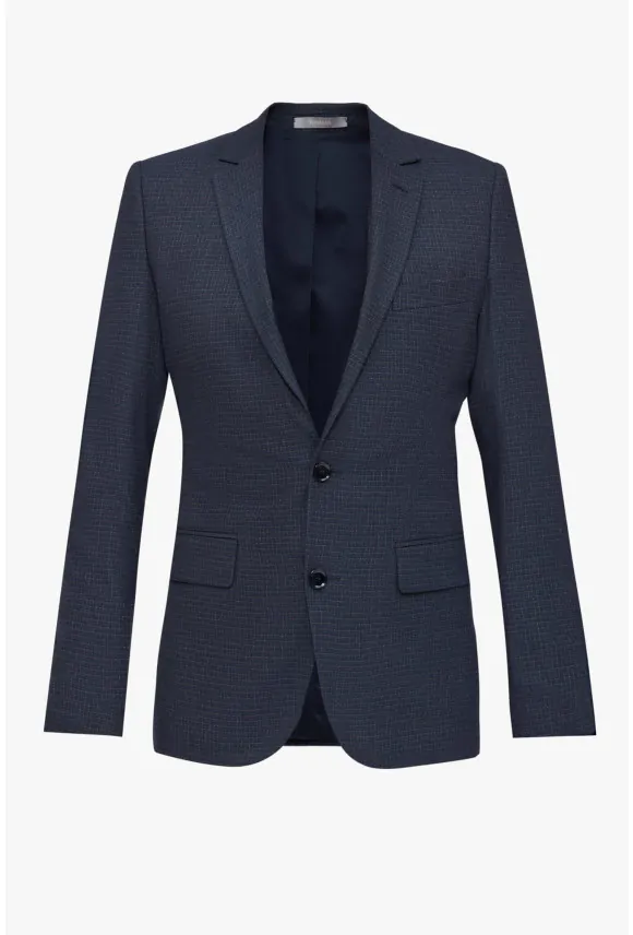 MARYNARKA RALWIN GRANATOWA SLIM FIT