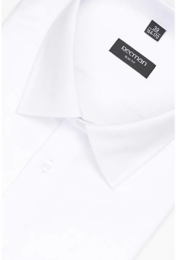 KOSZULA CORSINI 3182D DŁUGI RĘKAW SLIM FIT BIAŁA