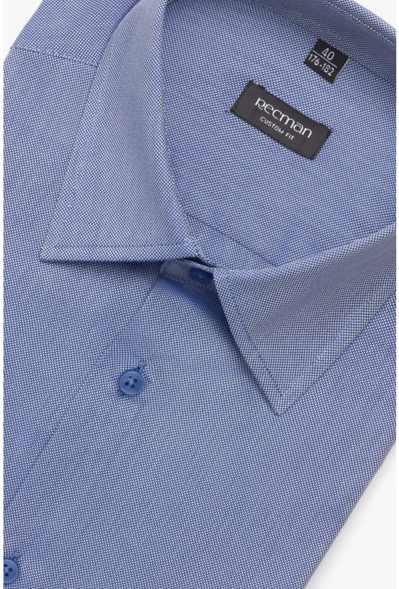 KOSZULA CORSINI 3184D DŁUGI RĘKAW CUSTOM FIT GRANATOWA