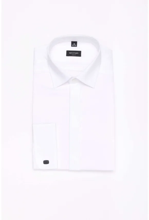 KOSZULA SAVERNE 3155 SP SLIM FIT BIAŁA
