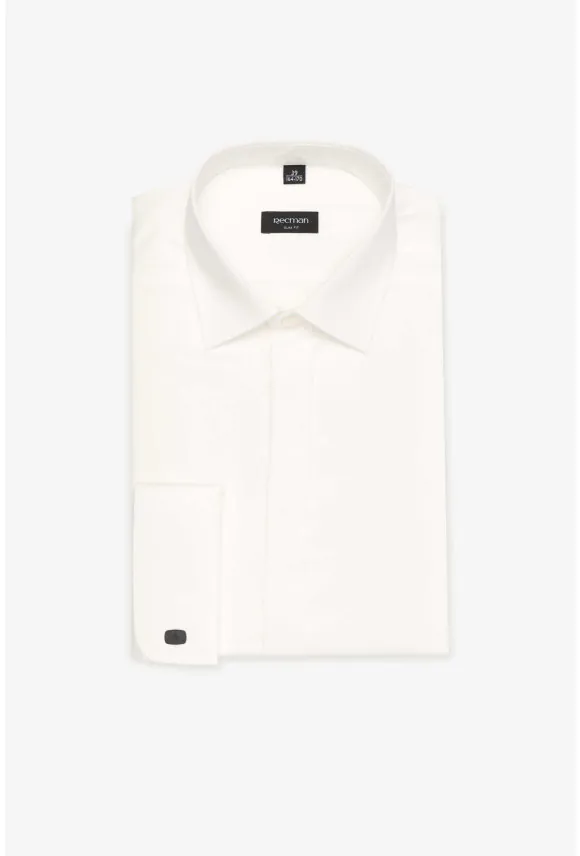 KOSZULA SAVERNE 3185 SP SLIM FIT ECRU
