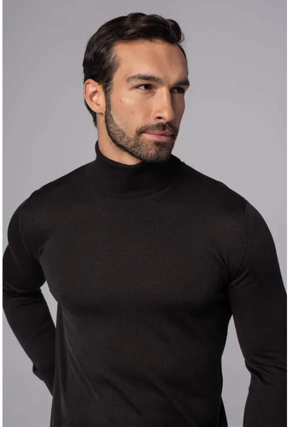 SWETER WENLOCK GOLF BRĄZOWY