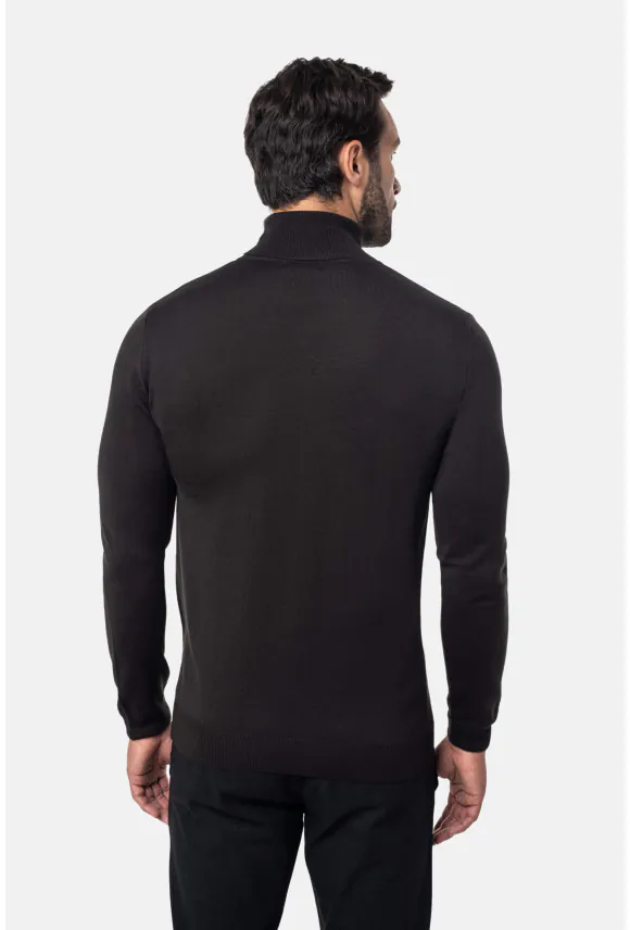 SWETER WENLOCK GOLF BRĄZOWY